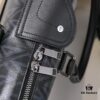 692f10d54ecd253cf1078bd9 Dior Latest Men's Briefcase/Handbag from Official Counter - Hit the Road Series, Black CD Diamond Canvas with Signature Straps, Spacious Design, Model D8009