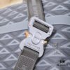 692f10d84ecd253cf1078be1 Dior Latest Collection Men's Briefcase/Handbag - Hit the Road Series, Grey CD Diamond Canvas with Signature Nylon Jacquard Straps