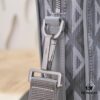 692f10d94ecd253cf1078be3 Dior Latest Collection Men's Briefcase/Handbag - Hit the Road Series, Grey CD Diamond Canvas with Signature Nylon Jacquard Straps