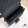 692f10ea4ecd253cf1078c09 Dior Latest Men's Messenger Bag / Shoulder Bag - Gallop Model D9674 in Black Fabric with Leather Trim