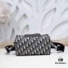 692f10f94ecd253cf1078c27 Dior Latest Men's Shoulder Bag Blue Cloth Version D9666