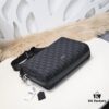 692f11034ecd253cf1078c39 Dior Latest Men's Messenger Bag / Shoulder Bag - Black Oblique Print with Grained Calfskin