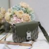692f110b4ecd253cf1078c48 Small Men's Saddle Flap Messenger Bag in Khaki Canvas