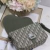 692f110e4ecd253cf1078c50 Small Men's Saddle Flap Messenger Bag in Khaki Canvas