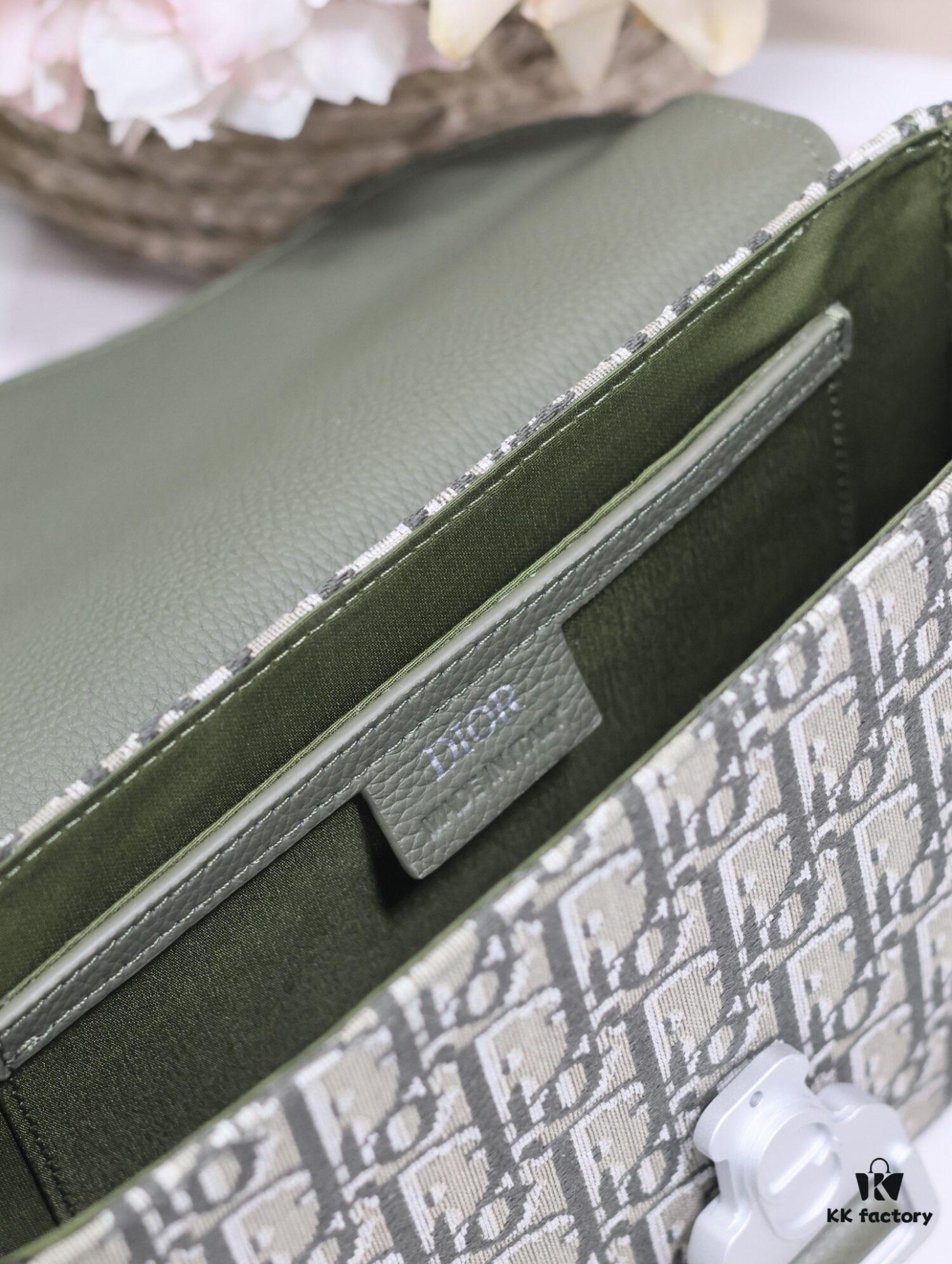 692f11114ecd253cf1078c54 Small Men's Saddle Flap Messenger Bag in Khaki Canvas