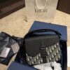 692f11394ecd253cf1078c9d Dior Men's Saddle Messenger Bag ✅ Leather Canvas Foldable Box ️ Size 23.18