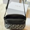 692f11464ecd253cf1078cb3 Genuine Leather Version DIOR Men's Messenger Bag