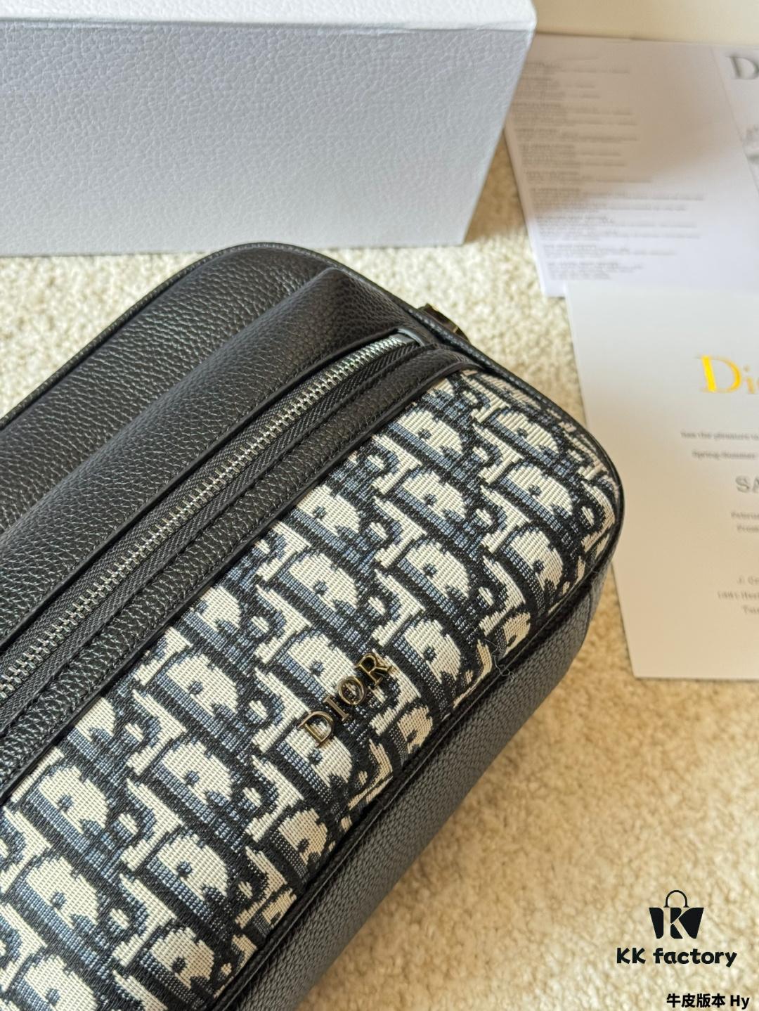 692f11484ecd253cf1078cb7 Genuine Leather Version DIOR Men's Messenger Bag