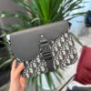 Dior New Men's Saddle Messenger Bag in Leather and Fabric
