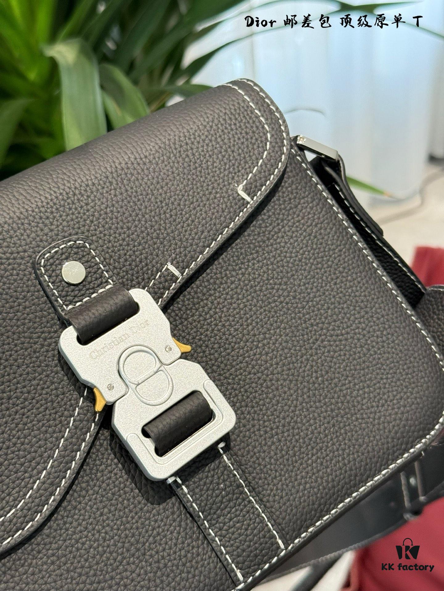 692f11514ecd253cf1078cc9 Full Leather Dior Men's Saddle Messenger Bag