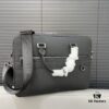 692f11734ecd253cf1078d1e Dior Men's Leather Briefcase Laptop Bag Crossbody Handbag with Exquisite Inlay Craftsmanship, Classic and Versatile Design, Original Factory Material, High-End Quality, Includes Dust Bag, 38 x 27 cm