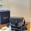 692f117c4ecd253cf1078d32 Full Leather with Vintage Pattern - Dior New Men's Saddle Messenger Bag
