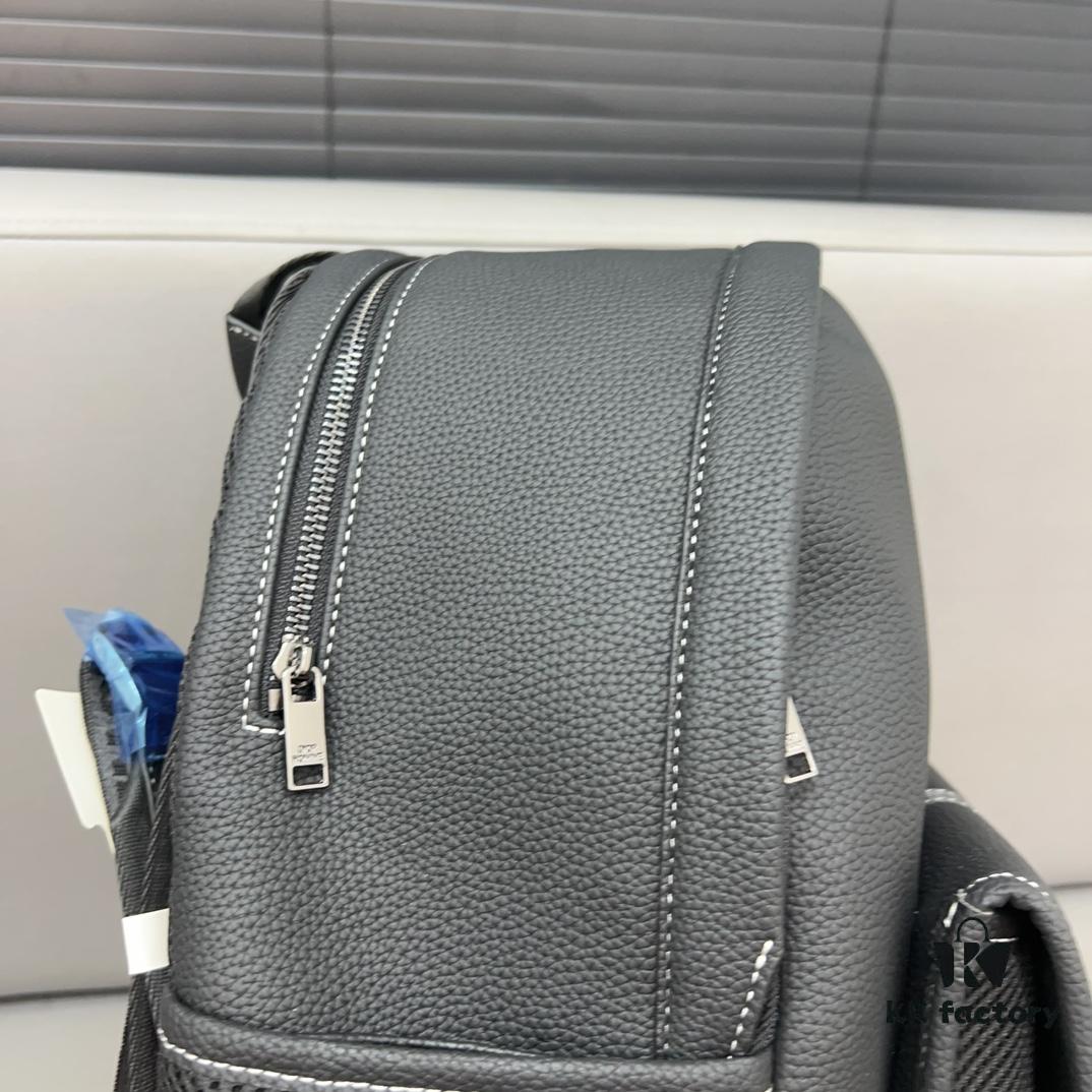DIOR Men's Sac à dos 8 Denim Saddle Backpack, Unisex Large-Capacity Backpack, Book Bag with Precision Inlay Craftsmanship, Classic and Versatile Design
