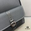 DIOR Men's Sac à dos 8 Denim Saddle Backpack, Unisex Large-Capacity Backpack, Book Bag with Precision Inlay Craftsmanship, Classic and Versatile Design