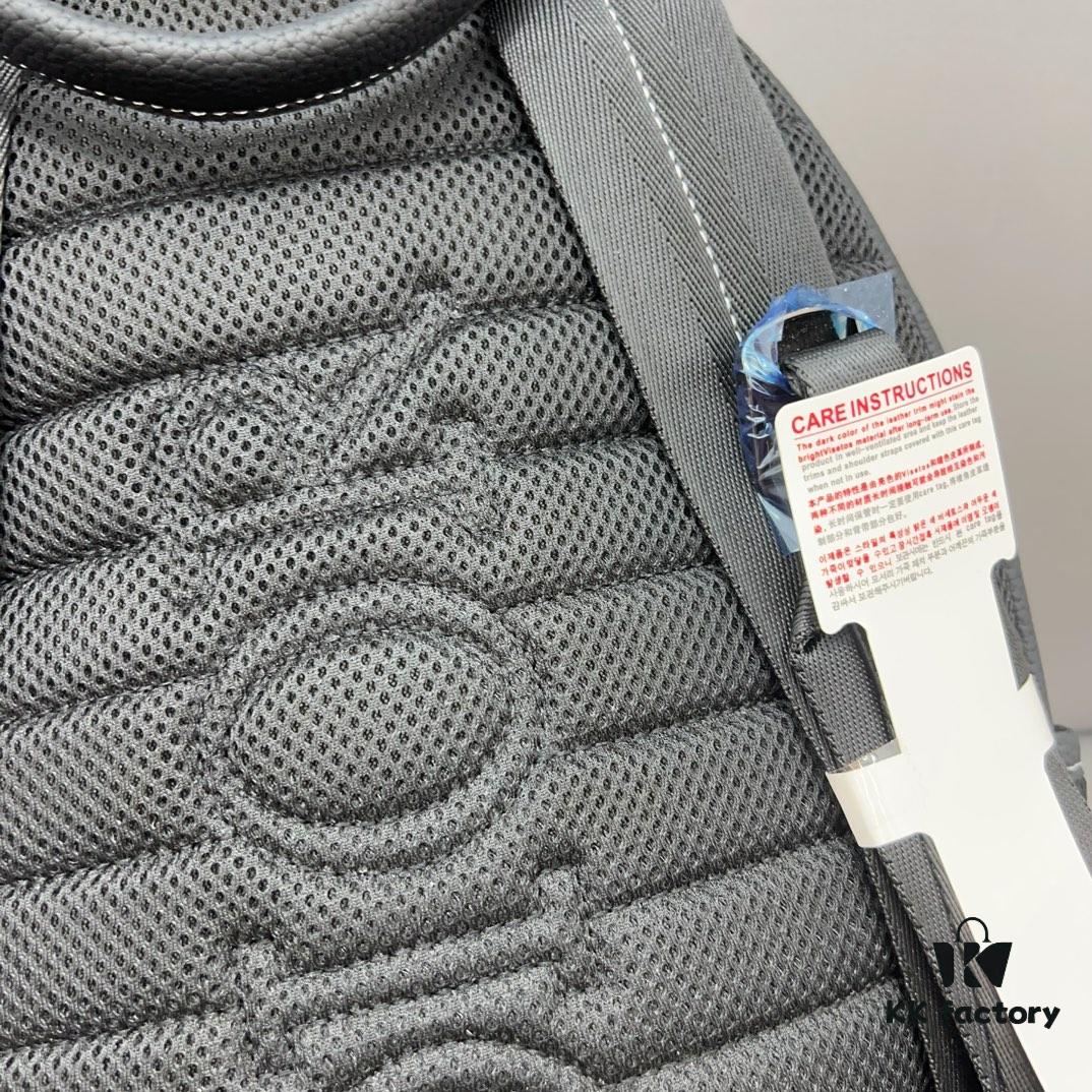 DIOR Men's Sac à dos 8 Denim Saddle Backpack, Unisex Large-Capacity Backpack, Book Bag with Precision Inlay Craftsmanship, Classic and Versatile Design