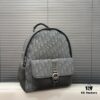 692f118d4ecd253cf1078d58 DIOR Men's Sac à dos 8 Denim Saddle Backpack, Unisex Large-Capacity Backpack, School Bag with Precise Inlay Craftsmanship, Classic and Versatile