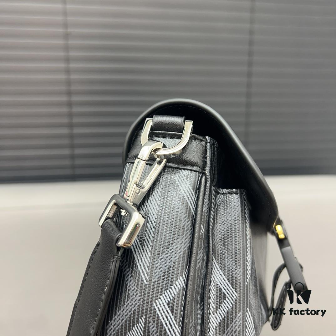 692f11b94ecd253cf1078db4 DIOR Hit The Road Canvas and Smooth Calfskin Bifold Shoulder Crossbody Bag