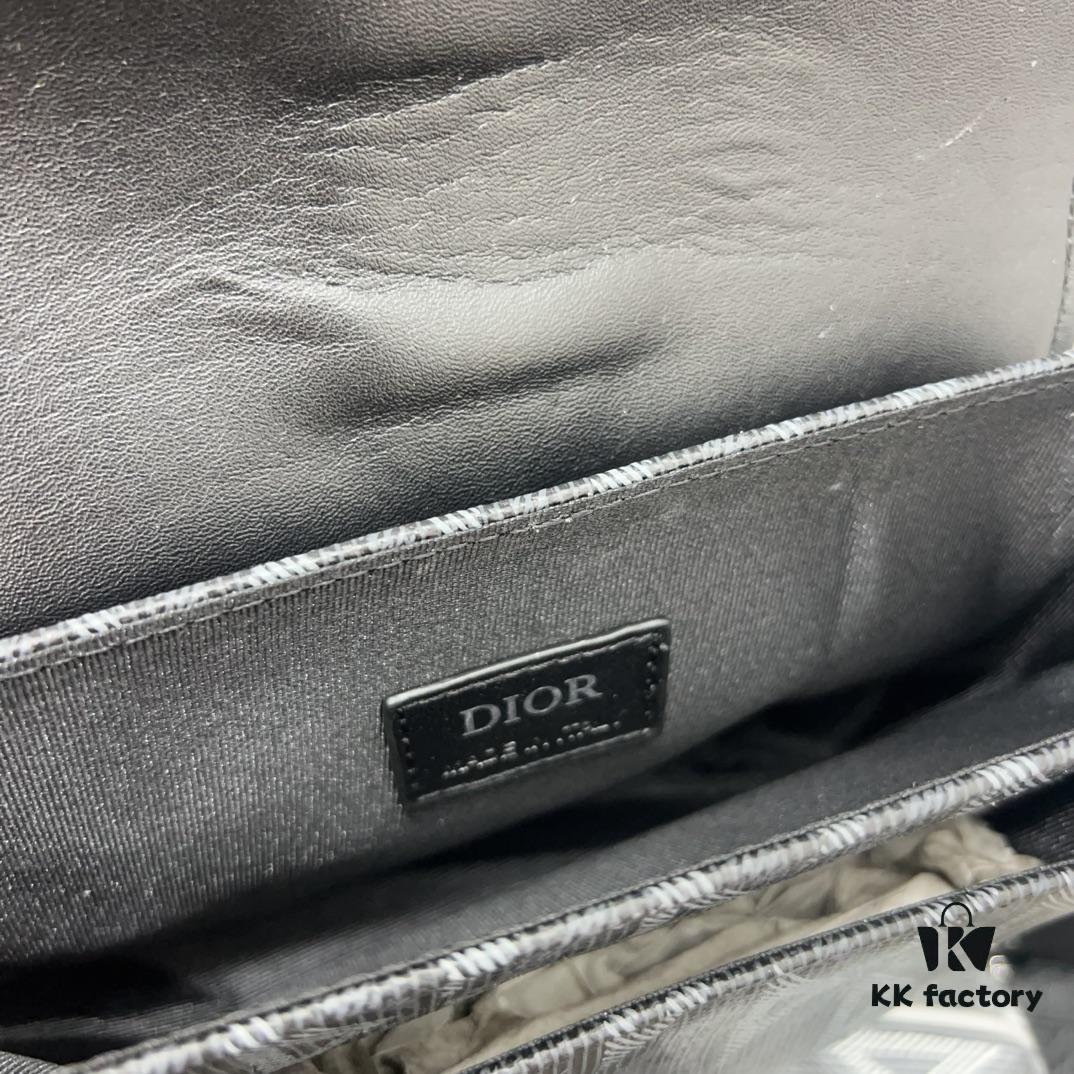692f11bc4ecd253cf1078db8 DIOR Hit The Road Canvas and Smooth Calfskin Bifold Shoulder Crossbody Bag