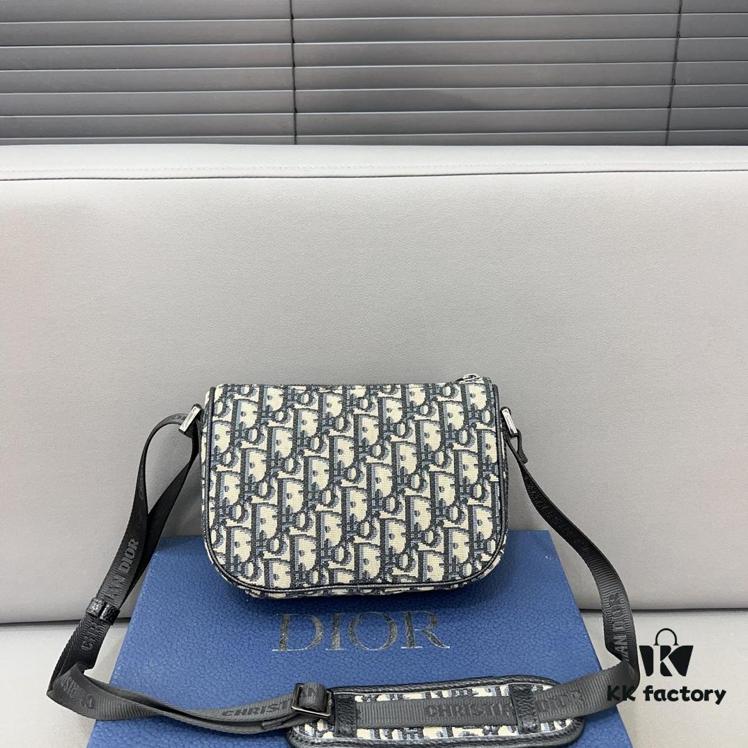 692f11e34ecd253cf1078e02 DIOR AND PARLEY Saddle Bag Unisex Crossbody Bag for Men and Women, Flap Shoulder Bag with Inlay Craftsmanship, Celebrity Must-Have Item