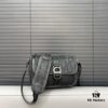 692f11e34ecd253cf1078e03 DIOR AND PARLEY Saddle Bag Unisex Crossbody Bag for Men and Women, Flap Shoulder Bag with Inlay Craftsmanship, Celebrity Must-Have Item
