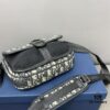 692f11e44ecd253cf1078e06 DIOR AND PARLEY Saddle Bag Unisex Crossbody Bag for Men and Women, Flap Shoulder Bag with Inlay Craftsmanship, Celebrity Must-Have Item