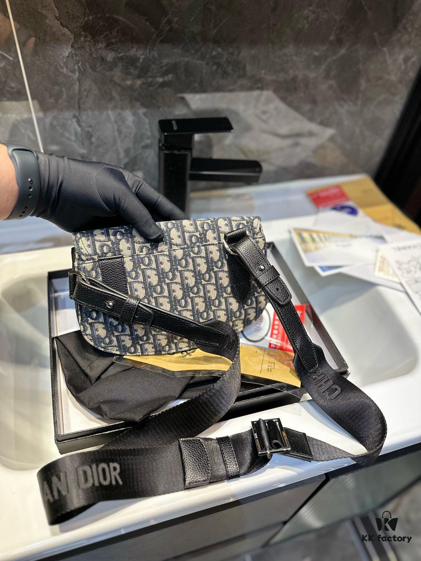 692f120f4ecd253cf1078e58 ❤️ (Gift Box Packaging) ❤️ Dior DIOR Saddle Men's Saddle Bag