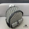 692f12154ecd253cf1078e63 DIOR Men's Sac à dos 8 Denim Saddle Backpack, Unisex Large-Capacity Bag, Book Bag with Expert Inlay Craftsmanship, Classic and Versatile Design