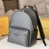 692f12234ecd253cf1078e76 DISCOVERY Leather Backpack N40514 Black Grid