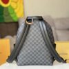 692f12254ecd253cf1078e7a DISCOVERY Leather Backpack N40514 Black Grid