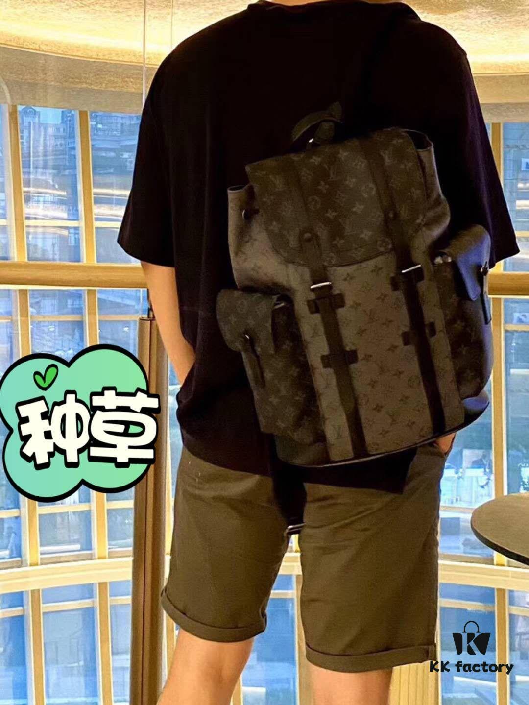 692f122b4ecd253cf1078e83 ⭐️Original Order⭐️ Faithful Reproduction⭐️ Authentic Hardware👍 Model: M45419 Silver Flower Backpack✈️ Christopher Small Backpack