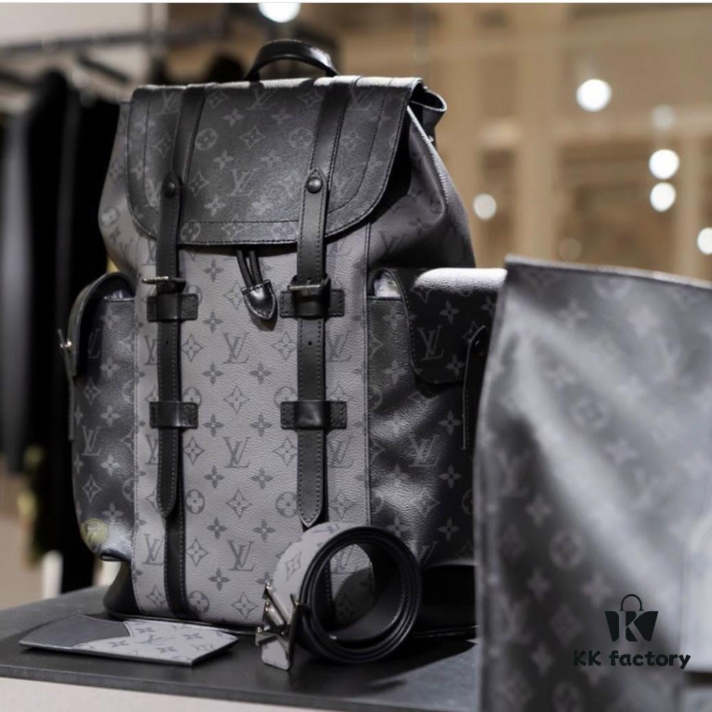 692f122c4ecd253cf1078e86 ⭐️Original Order⭐️ Faithful Reproduction⭐️ Authentic Hardware👍 Model: M45419 Silver Flower Backpack✈️ Christopher Small Backpack