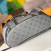 Authentic Louis Vuitton M45419 Silver Flower Backpack ✈️ Christopher Mini Backpack in Monogram Eclipse Canvas