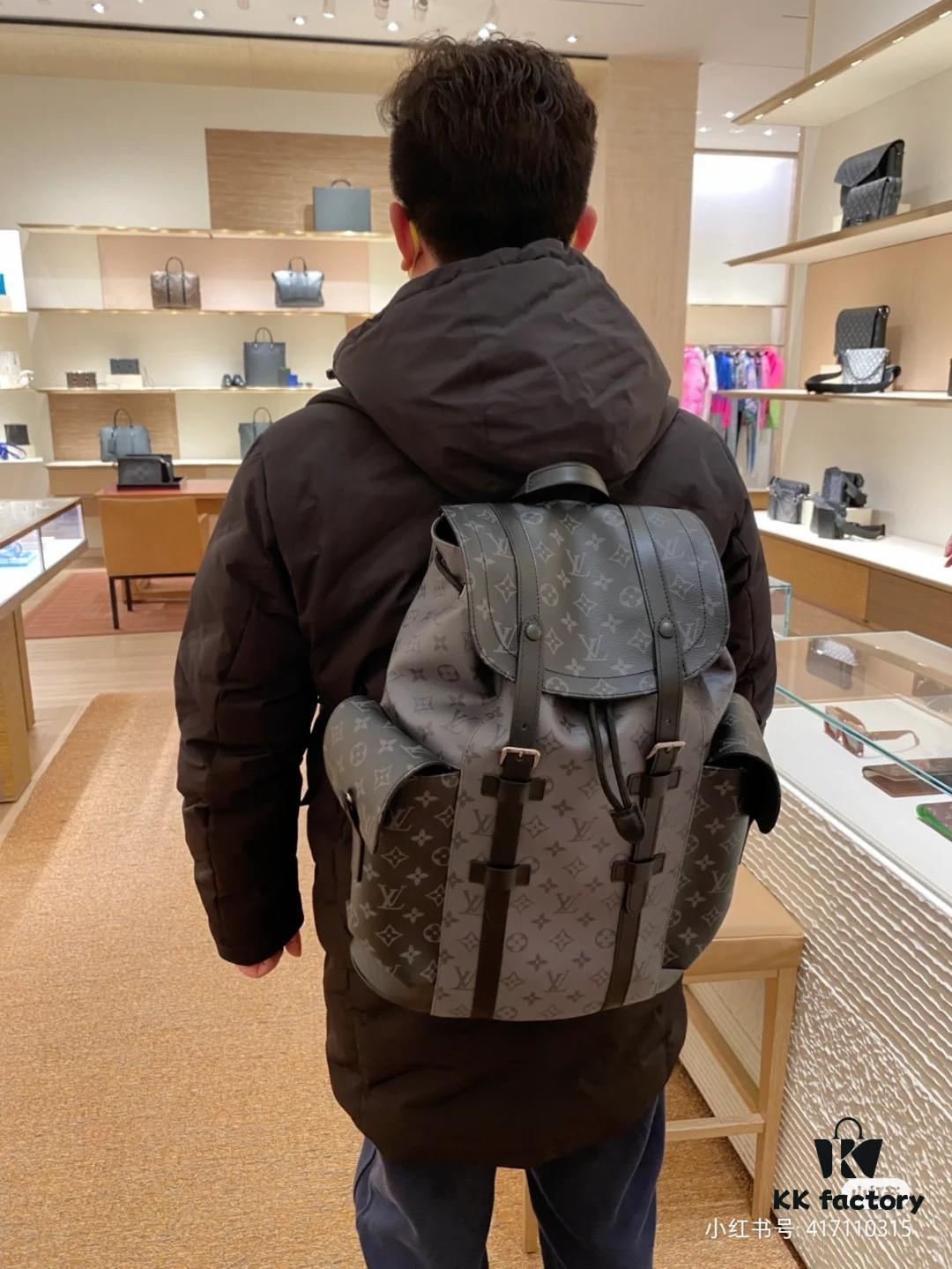Original New Chip Version Christopher Small Bicolor Backpack Model: M46331