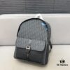 692f12454ecd253cf1078ea4 DIOR Men's Sac à dos 8 Denim Saddle Backpack, Unisex Large-Capacity Bag, Book Bag with Expert Inlay Craftsmanship, Classic and Versatile Design
