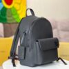 692f12594ecd253cf1078eca Top-Quality Original Stock - Full-Grain Calfskin Aerogram Backpack with Chip Encoding, Model M57079 Black