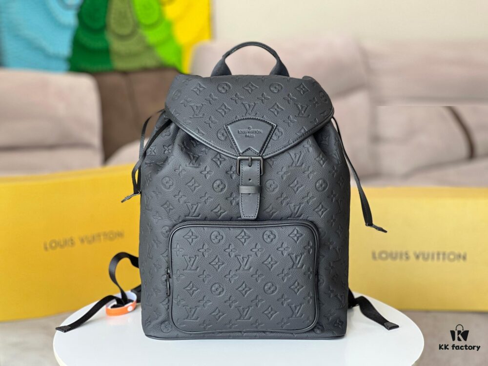 692f12674ecd253cf1078eea Top-Quality Original Stock M23127 Backpack with Re-Encoded Chip - Premium Matte Cowhide, Taurillon Leather with Embossed Monogram Pattern