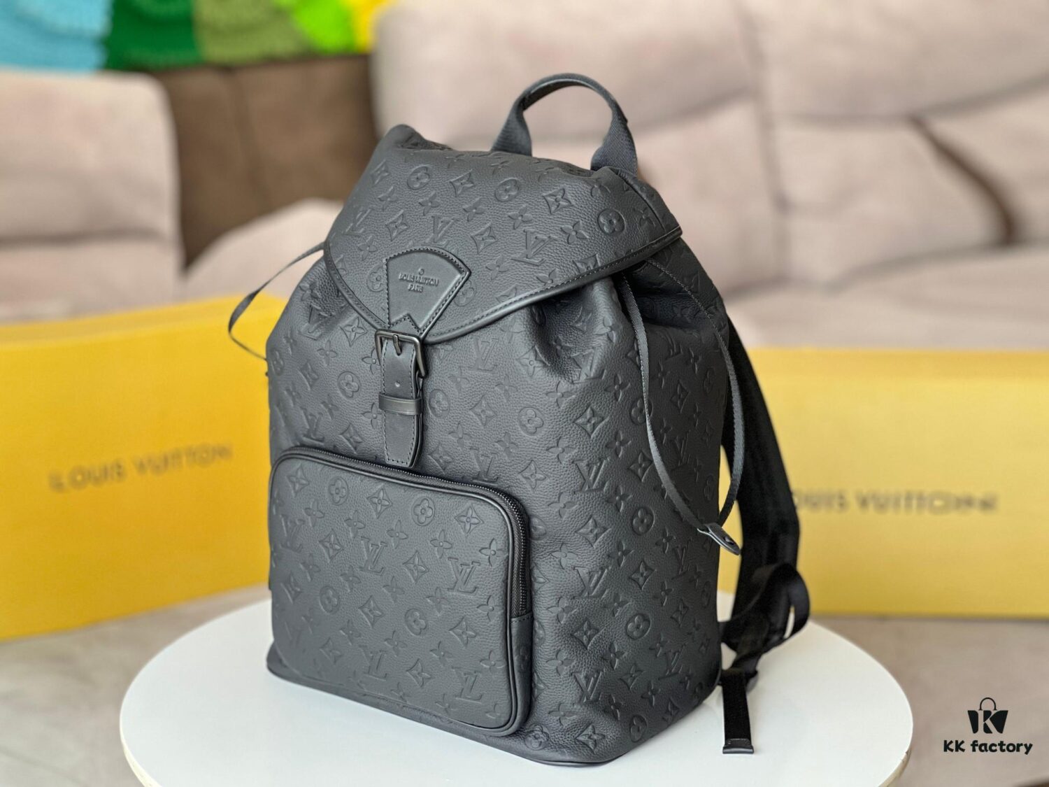 692f12674ecd253cf1078eeb Top-Quality Original Stock M23127 Backpack with Re-Encoded Chip - Premium Matte Cowhide, Taurillon Leather with Embossed Monogram Pattern