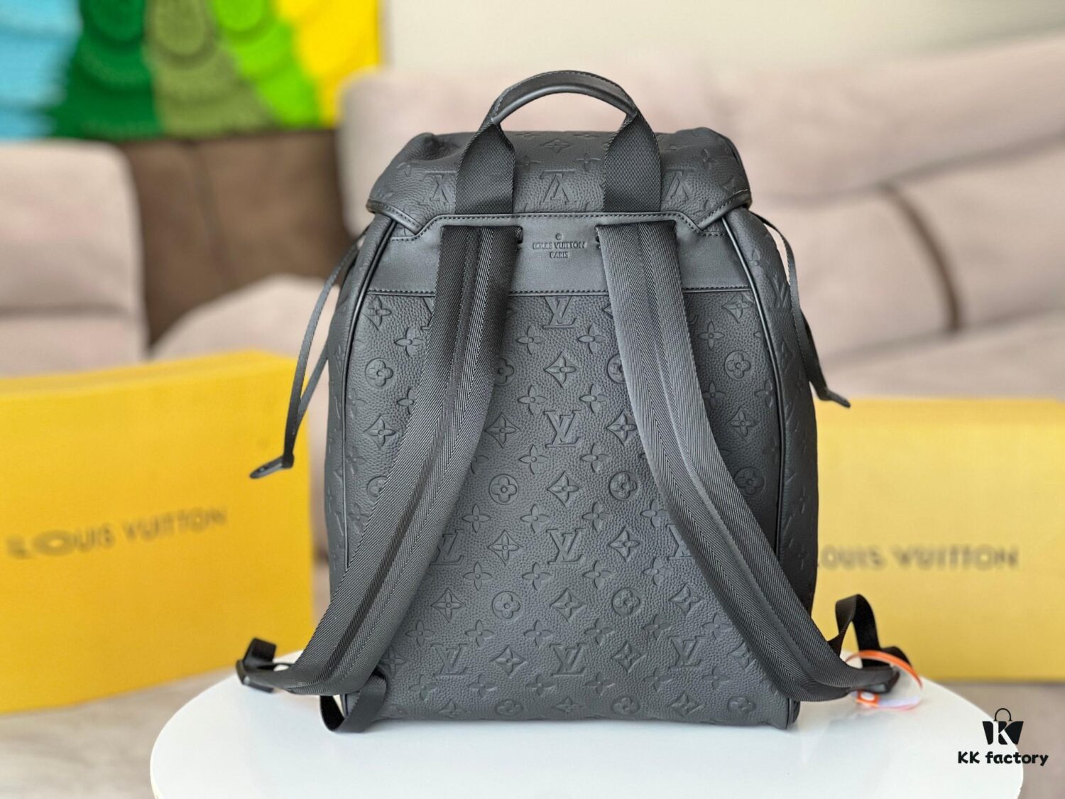 692f12694ecd253cf1078eed Top-Quality Original Stock M23127 Backpack with Re-Encoded Chip - Premium Matte Cowhide, Taurillon Leather with Embossed Monogram Pattern