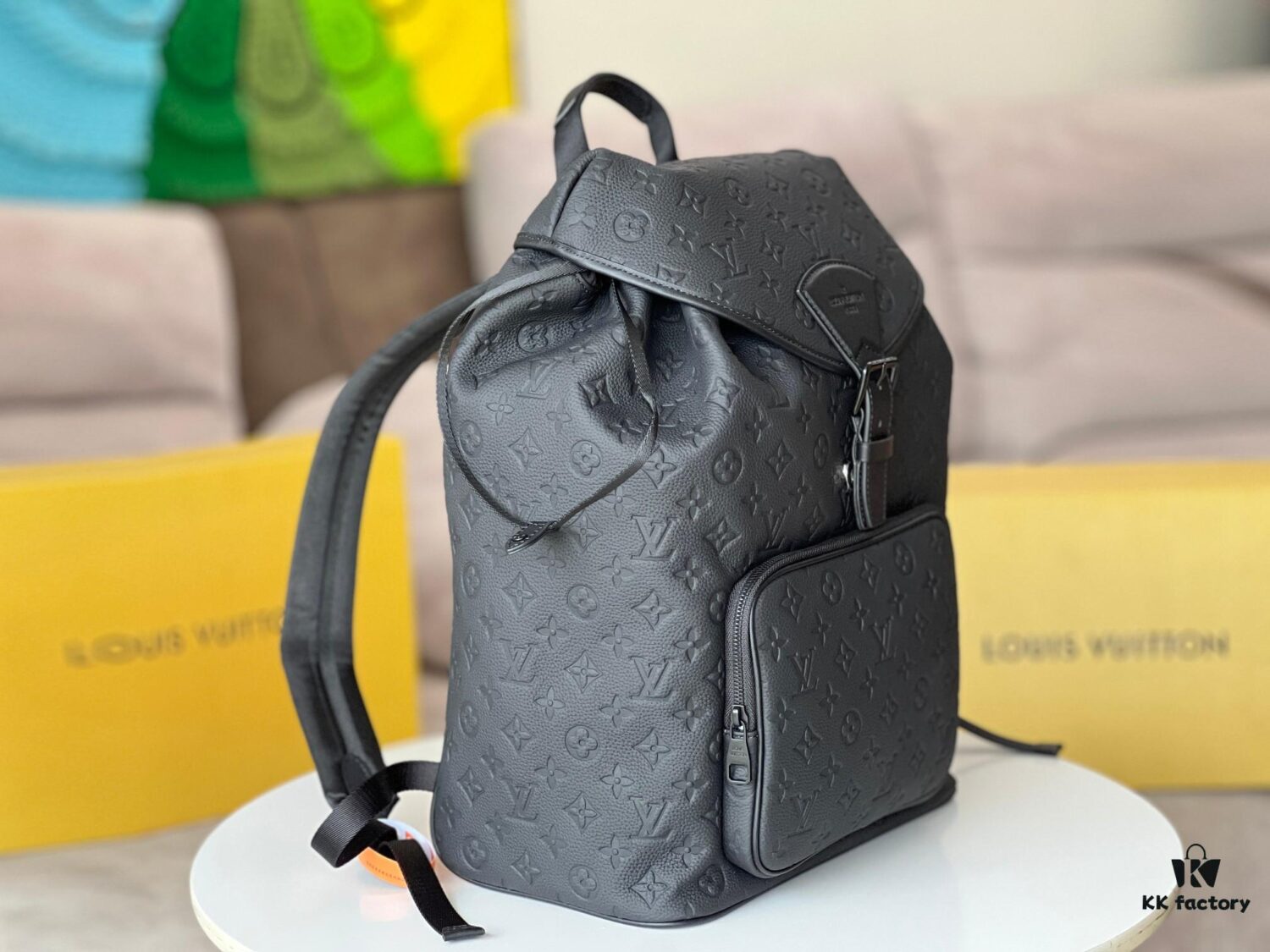 692f12694ecd253cf1078eee Top-Quality Original Stock M23127 Backpack with Re-Encoded Chip - Premium Matte Cowhide, Taurillon Leather with Embossed Monogram Pattern