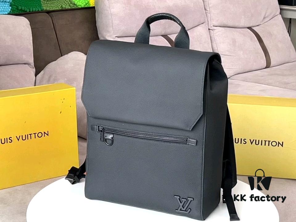 692f126a4ecd253cf1078eef Full Steel Hardware Original Leather TAKEOFF Backpack M21367 Men's Backpack
