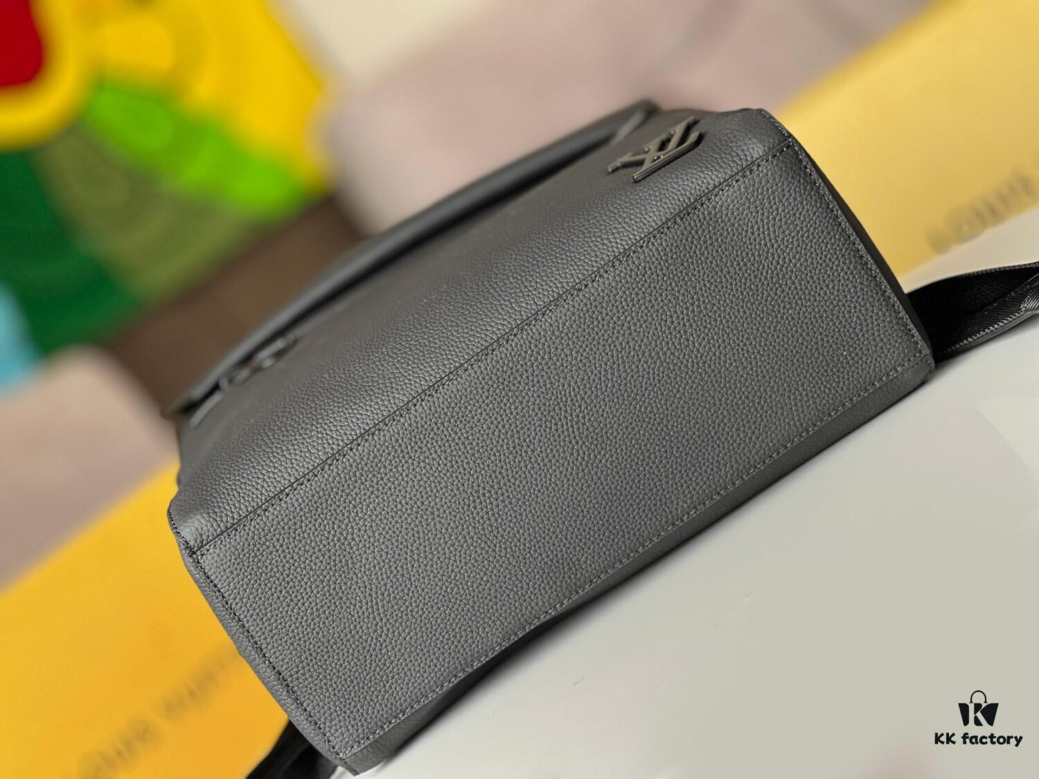 692f12704ecd253cf1078ef5 Full Steel Hardware Original Leather Takeoff Backpack M21367 Men's School Bag