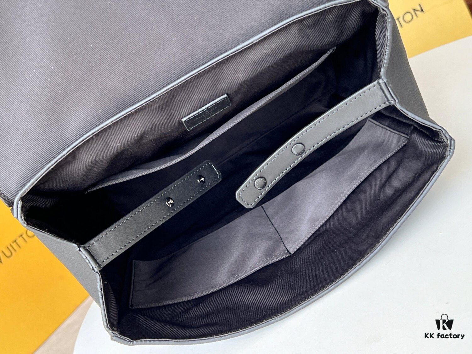 692f12724ecd253cf1078ef9 Full Steel Hardware Original Leather Takeoff Backpack M21367 Men's School Bag