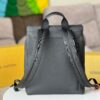 692f12774ecd253cf1078f00 Full Steel Hardware Original Leather Takeoff Backpack M21367 Men's School Bag