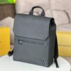 692f12784ecd253cf1078f03 Full Steel Hardware Original Leather Takeoff Backpack M21367 Men's School Bag