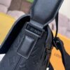 692f12904ecd253cf1078f29 Model: M23741 Original Factory Embossed Cowhide (M46794 Black Pattern) S-Cape Messenger Bag