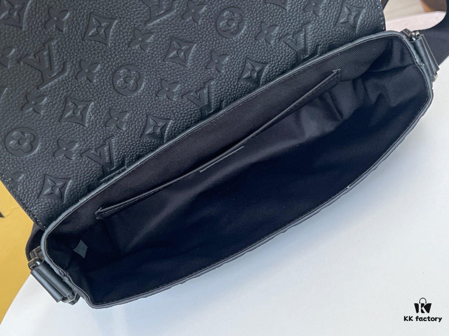 692f129a4ecd253cf1078f36 S-Cape Messenger Bag in M23741 Monogram Embossed Taurillon Cowhide Leather (M46794 Black Pattern)