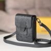 692f12a44ecd253cf1078f49 S-LOCK VERTICAL WEARABLE Wallet M81524 Khaki (Embossed)