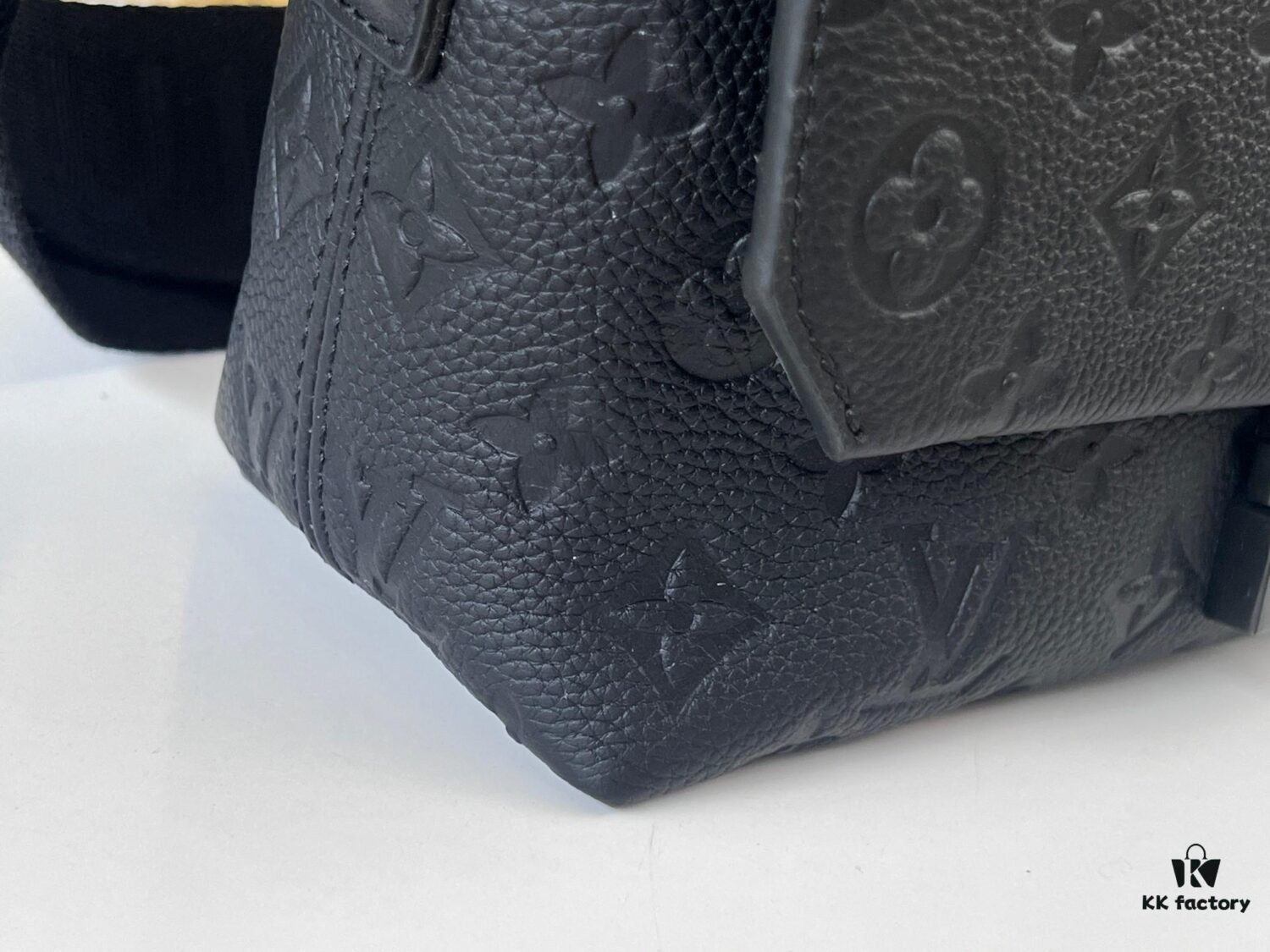 692f12a54ecd253cf1078f4a Model: M23741 Original Factory Embossed Cowhide (M46794 Black Pattern) S-Cape Messenger Bag