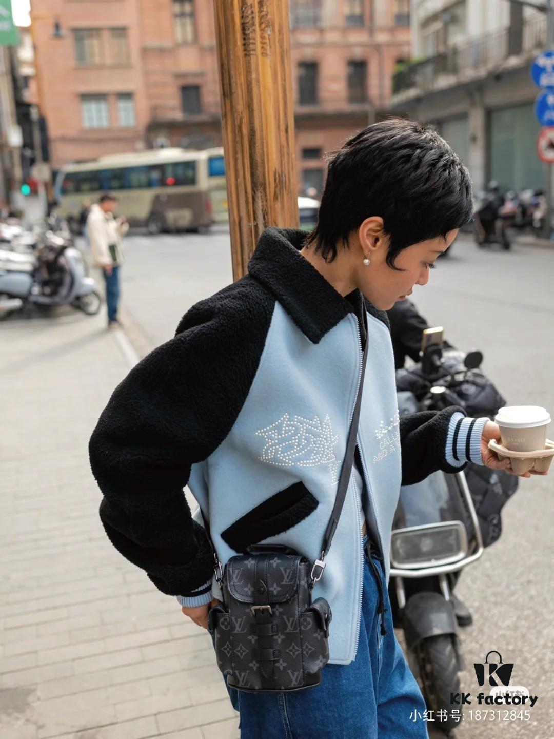692f12b04ecd253cf1078f5c Original Chip Version 💥 Model: M82769 Black Flower Nano Christopher Bag