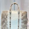 692f12c64ecd253cf1078f8b LV Same-Style Men's Briefcase Made from Himalayan Crocodile Belly with Lambskin Lining, Himalayan Collection